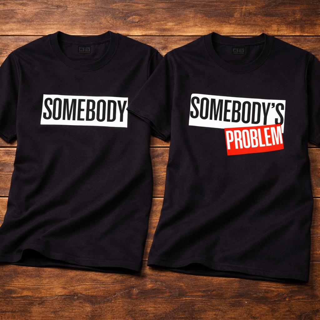 Somebody / Somebody’s Problem Couple Tee (Set)