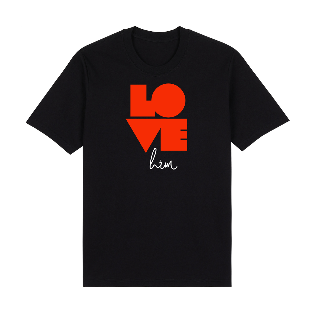 LOVE “Him / Her” Couple T-Shirt Set