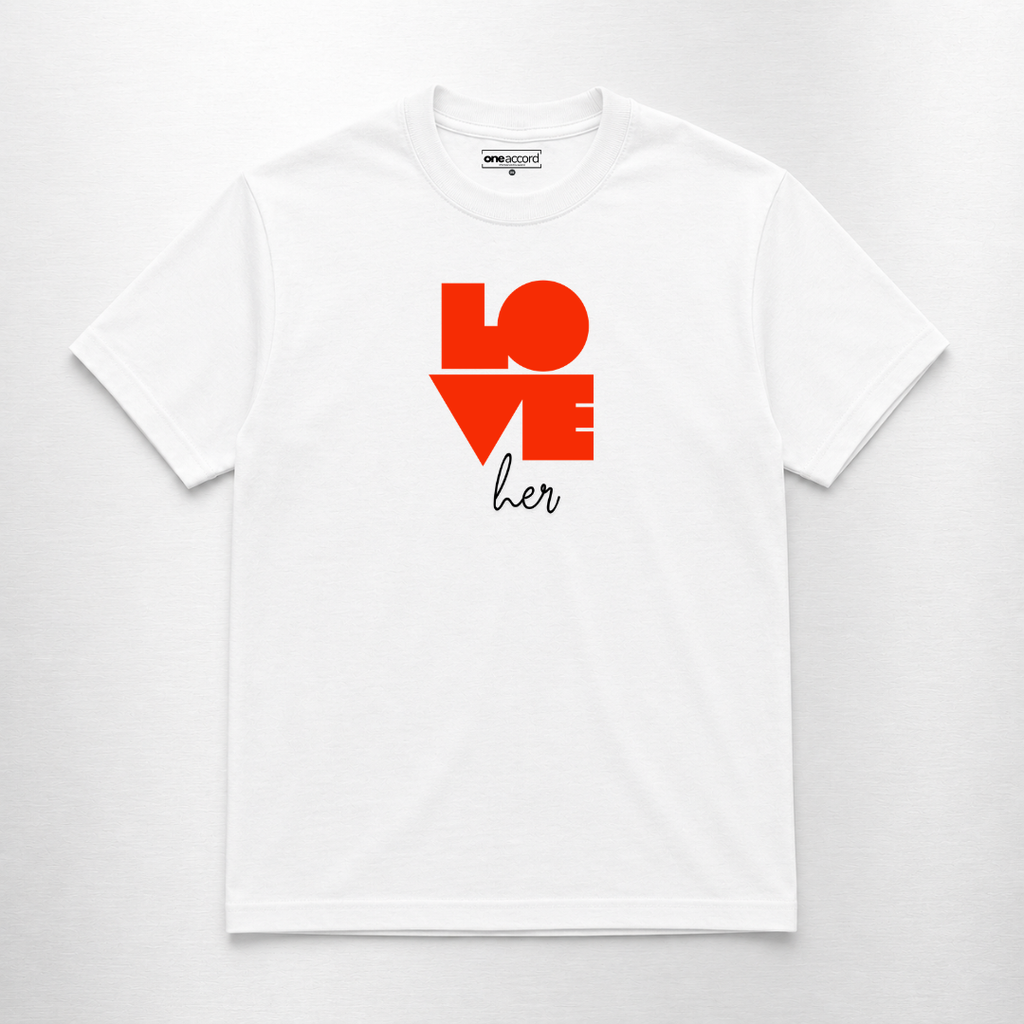 LOVE “Him / Her” Couple T-Shirt Set