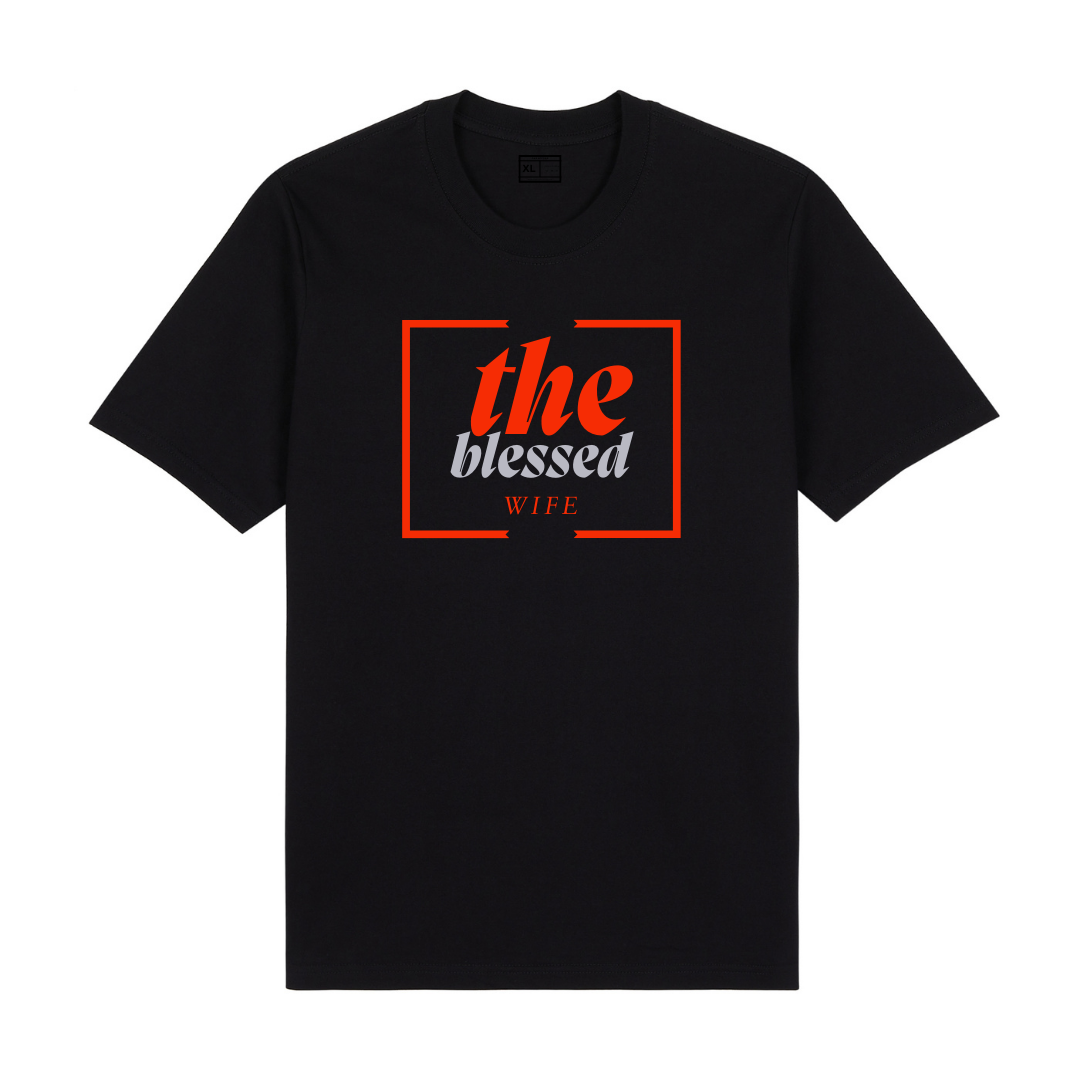 The Blessed Wife & The Praying Husband – Couple Faith Tee Set
