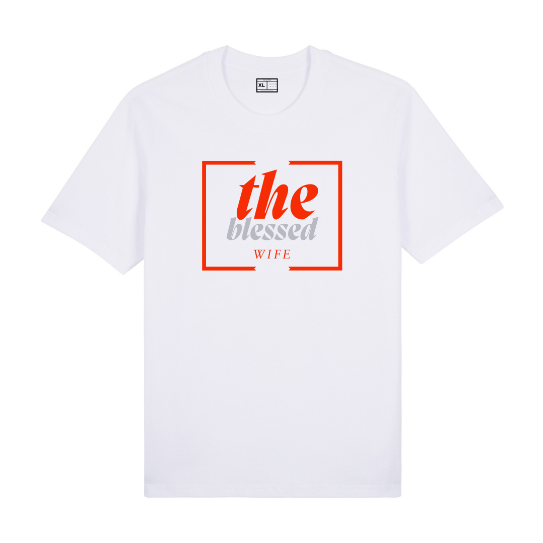 The Blessed Wife & The Praying Husband – Couple Faith Tee Set