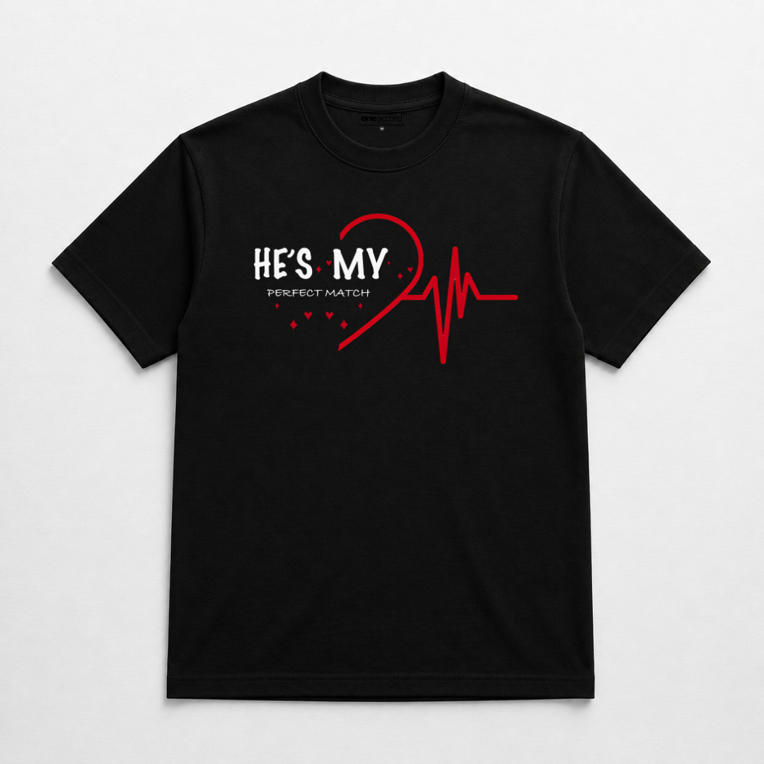 She’s My / He’s My Perfect Match 2 – Couple T-Shirt Set