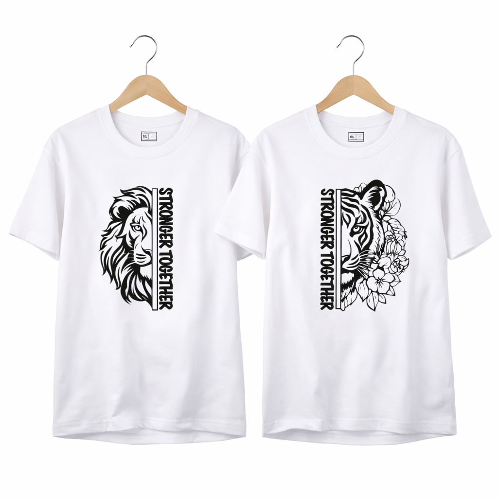 Stronger Together Couple Tee Set
