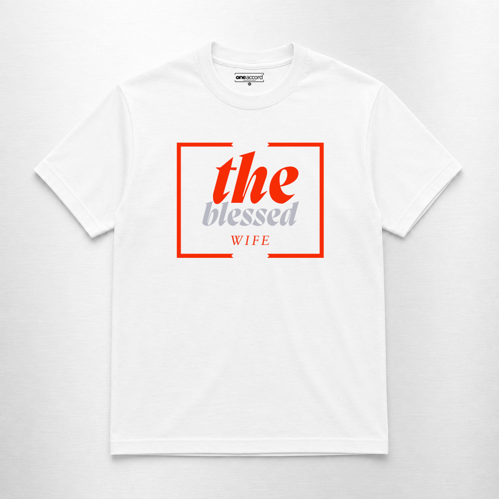 The Blessed Wife & The Praying Husband – Couple Faith Tee Set