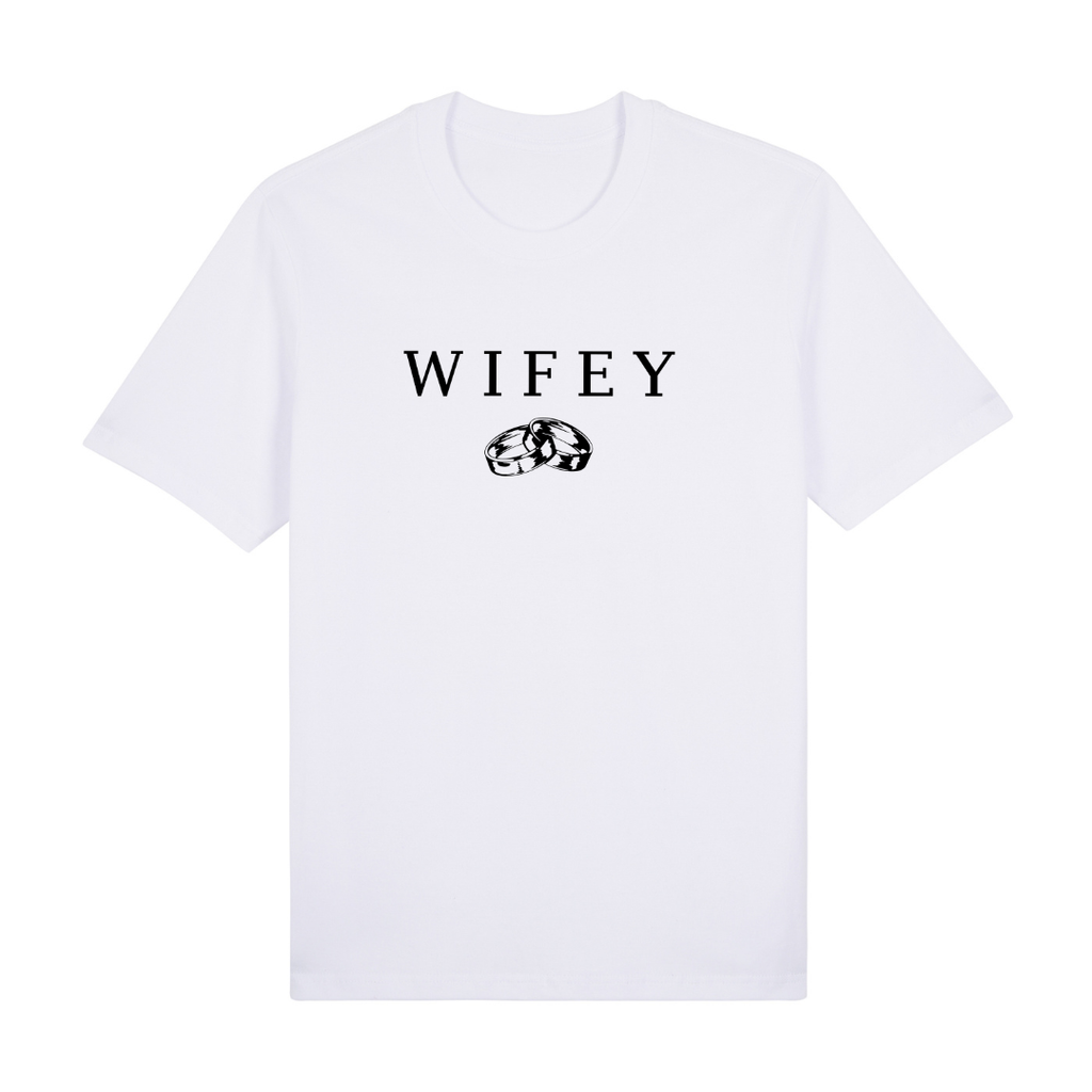 WIFEY & HUBBY Couple Tee Set 🤍