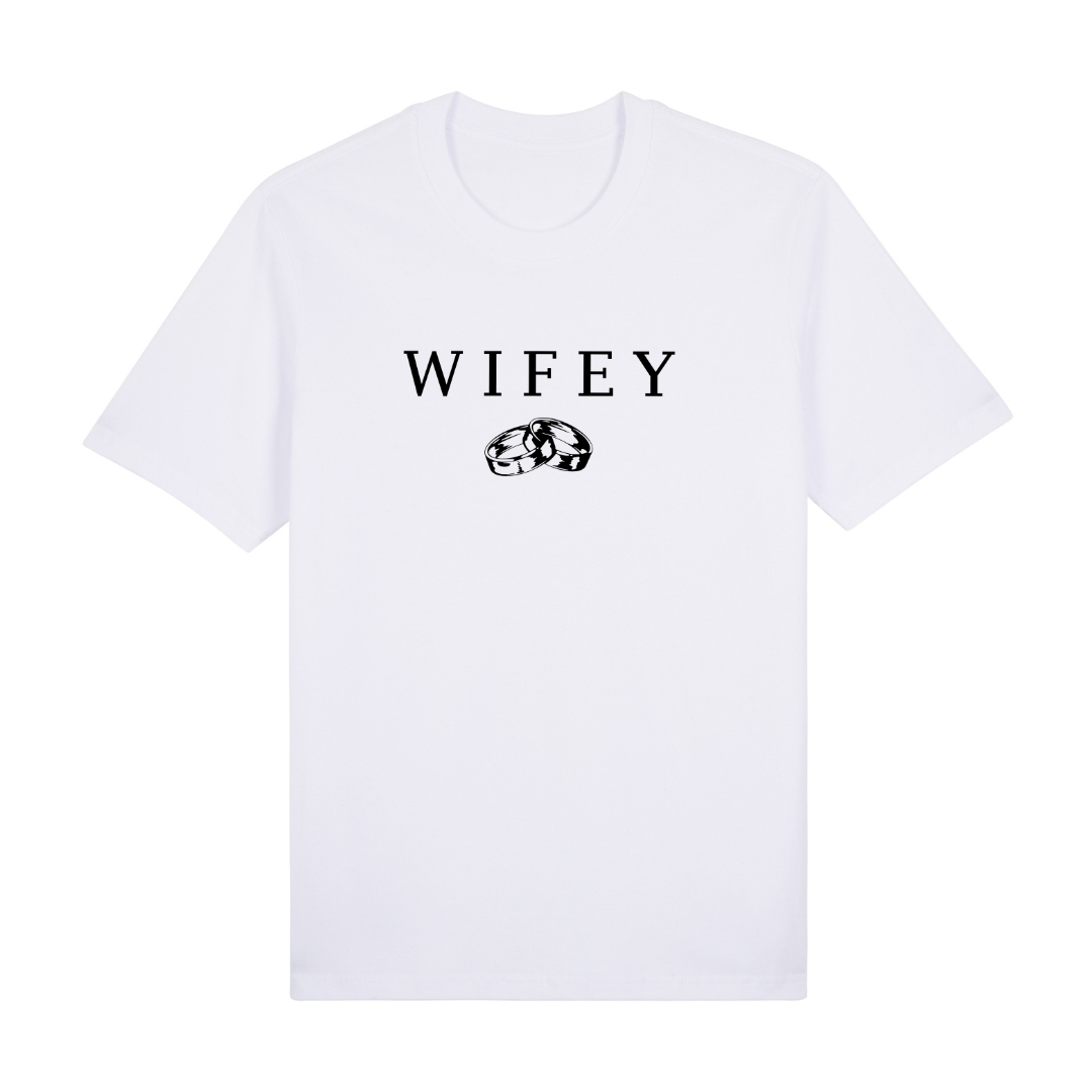 WIFEY & HUBBY Couple Tee Set 🤍