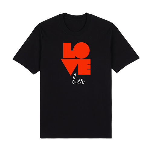 LOVE “Him / Her” Couple T-Shirt Set